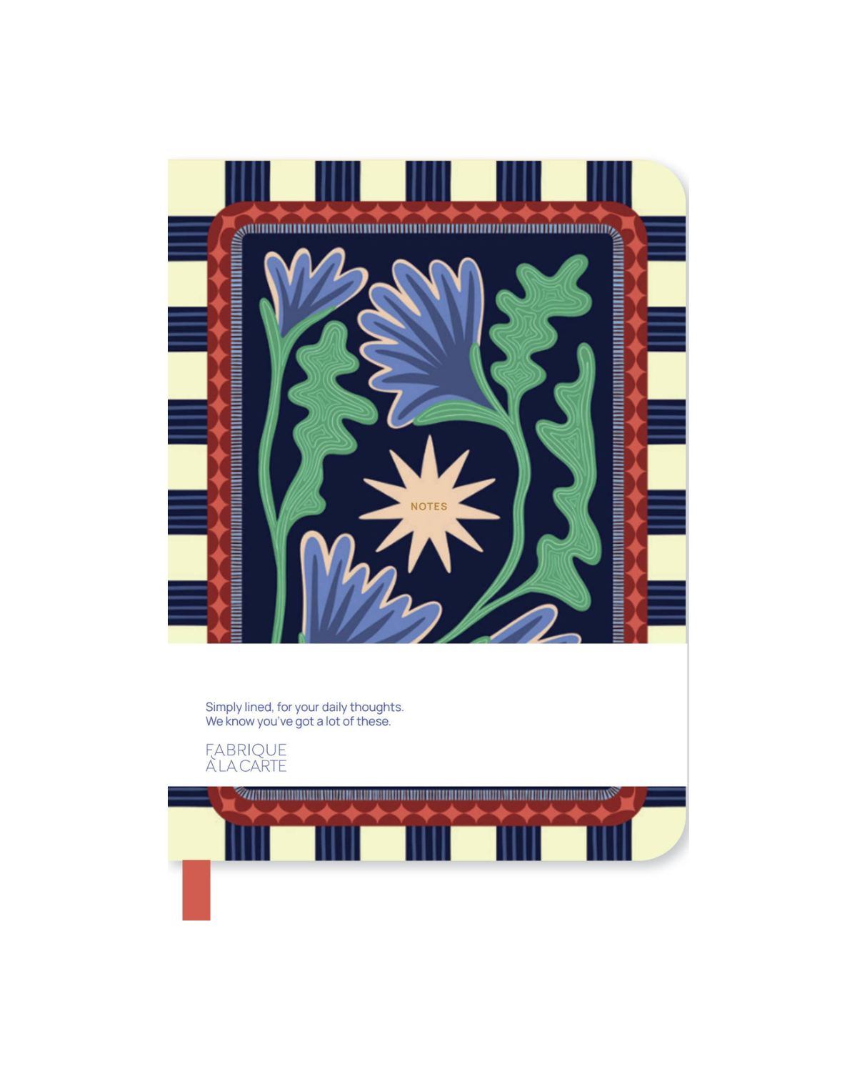 Notizbuch - Blumen Blau