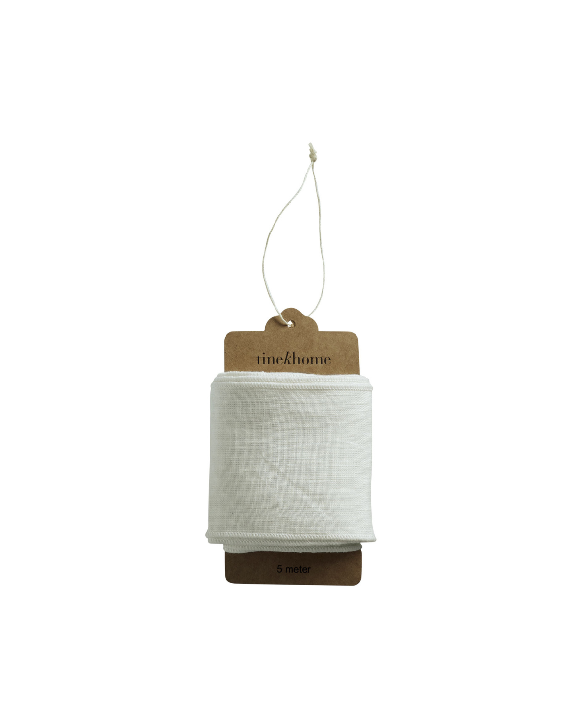 Dekoband aus Leinen - Cream (8 cm x 5 m)