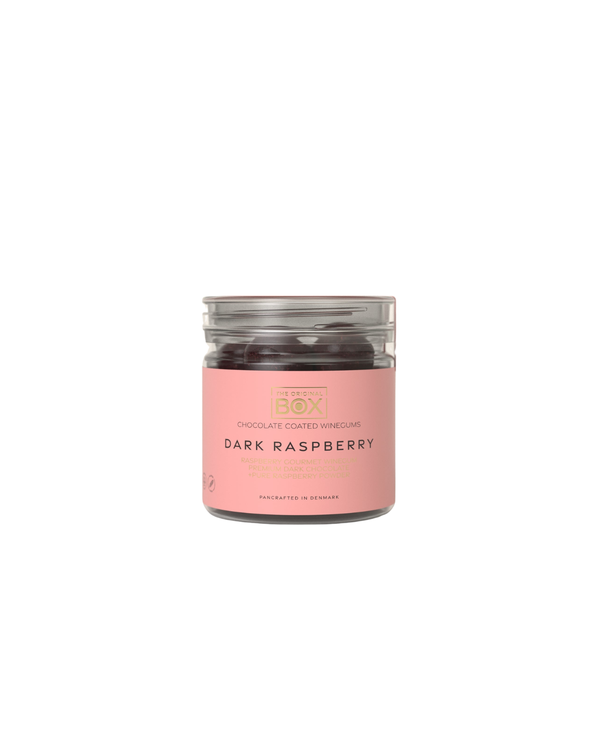 Fruchtgummi mit Schokolade – Dark Raspberry / Himbeere & Dunkle Schokolade 110 g