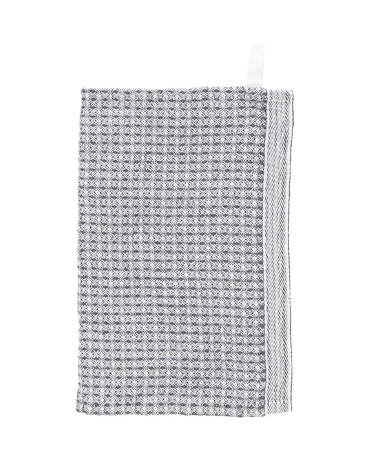 Spültuch / Gästetuch MAIJA - Weiß-Grau (25 x 32 cm)