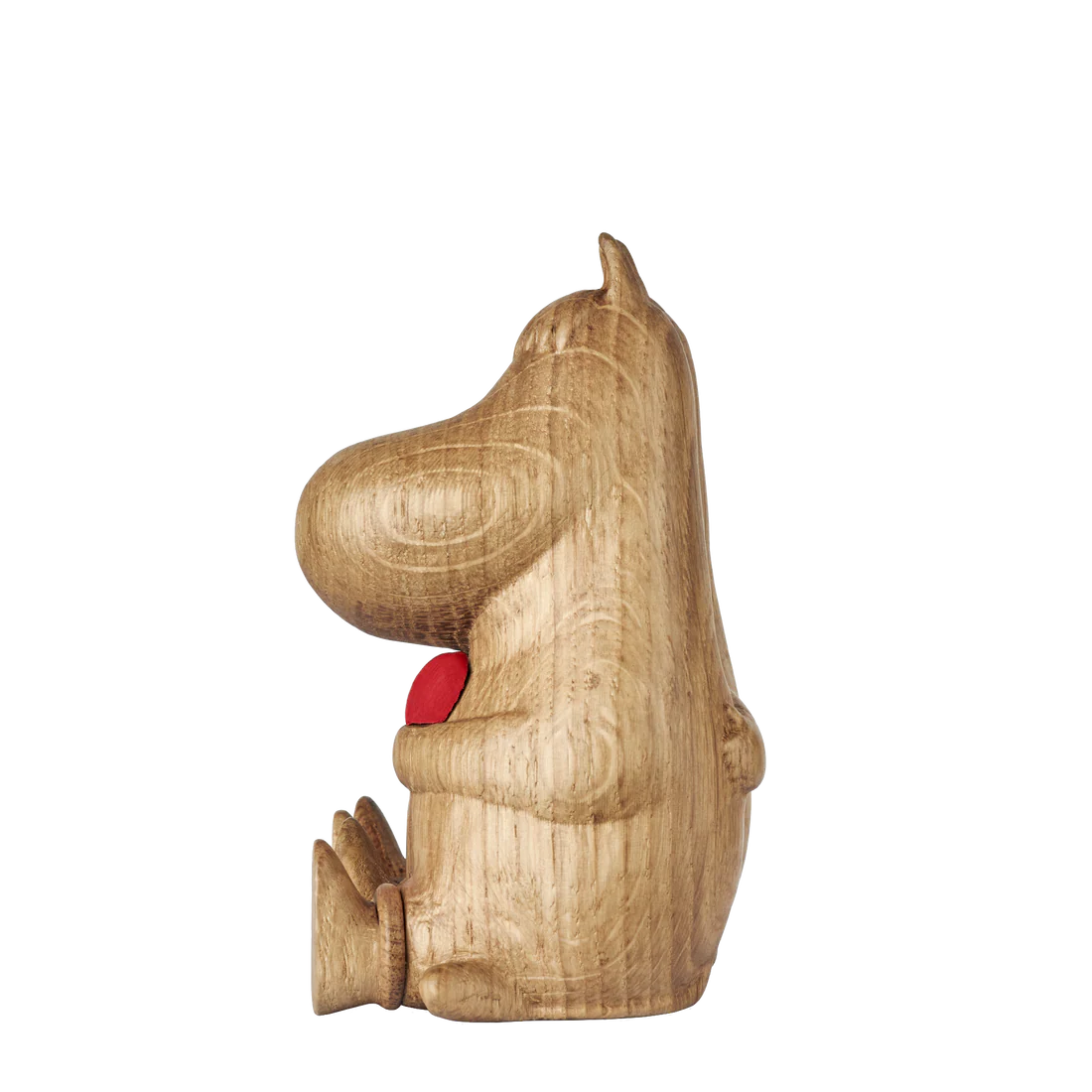 Figur Mumin - Umarmung mit rotem Herz