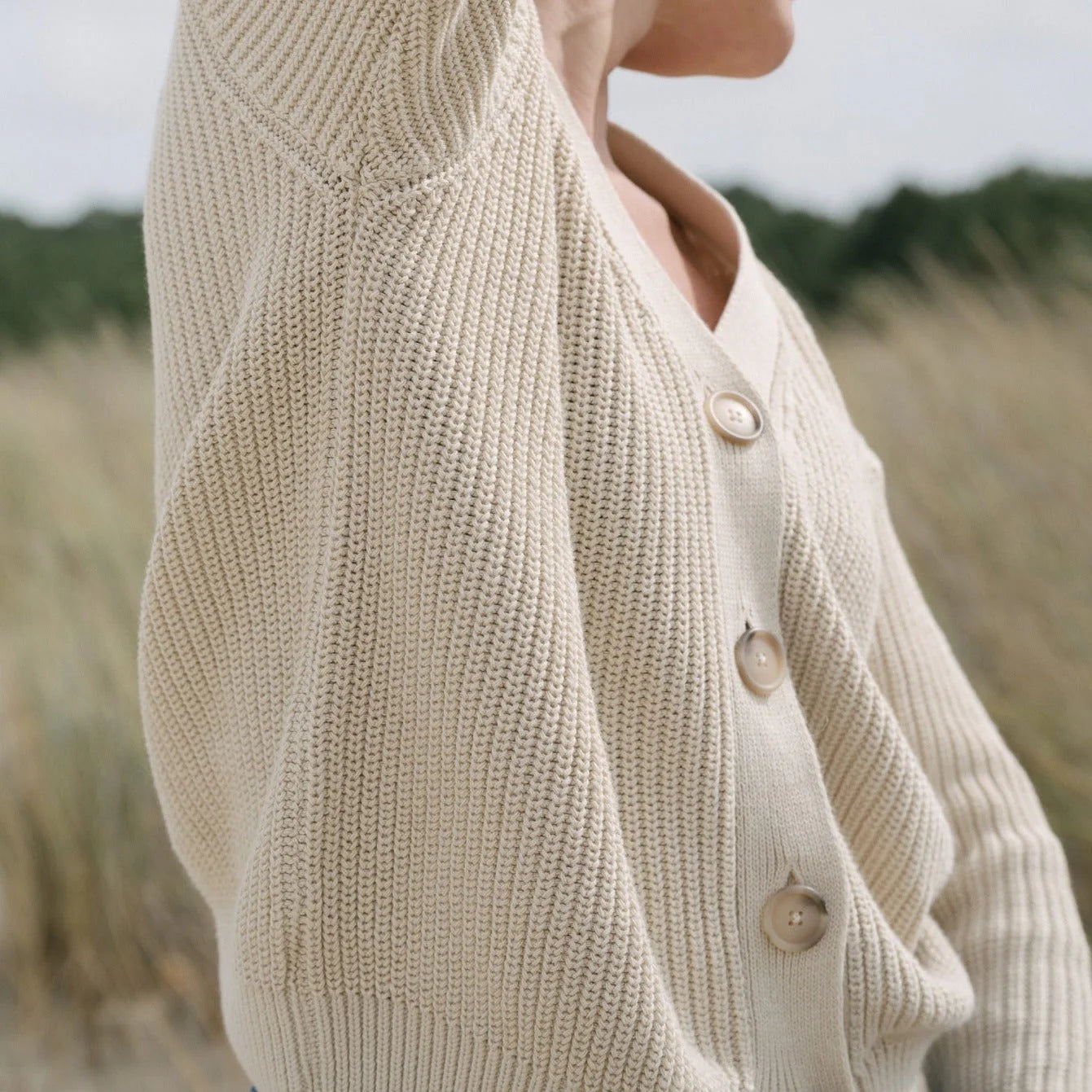 Strickjacke Maté Almond Milk