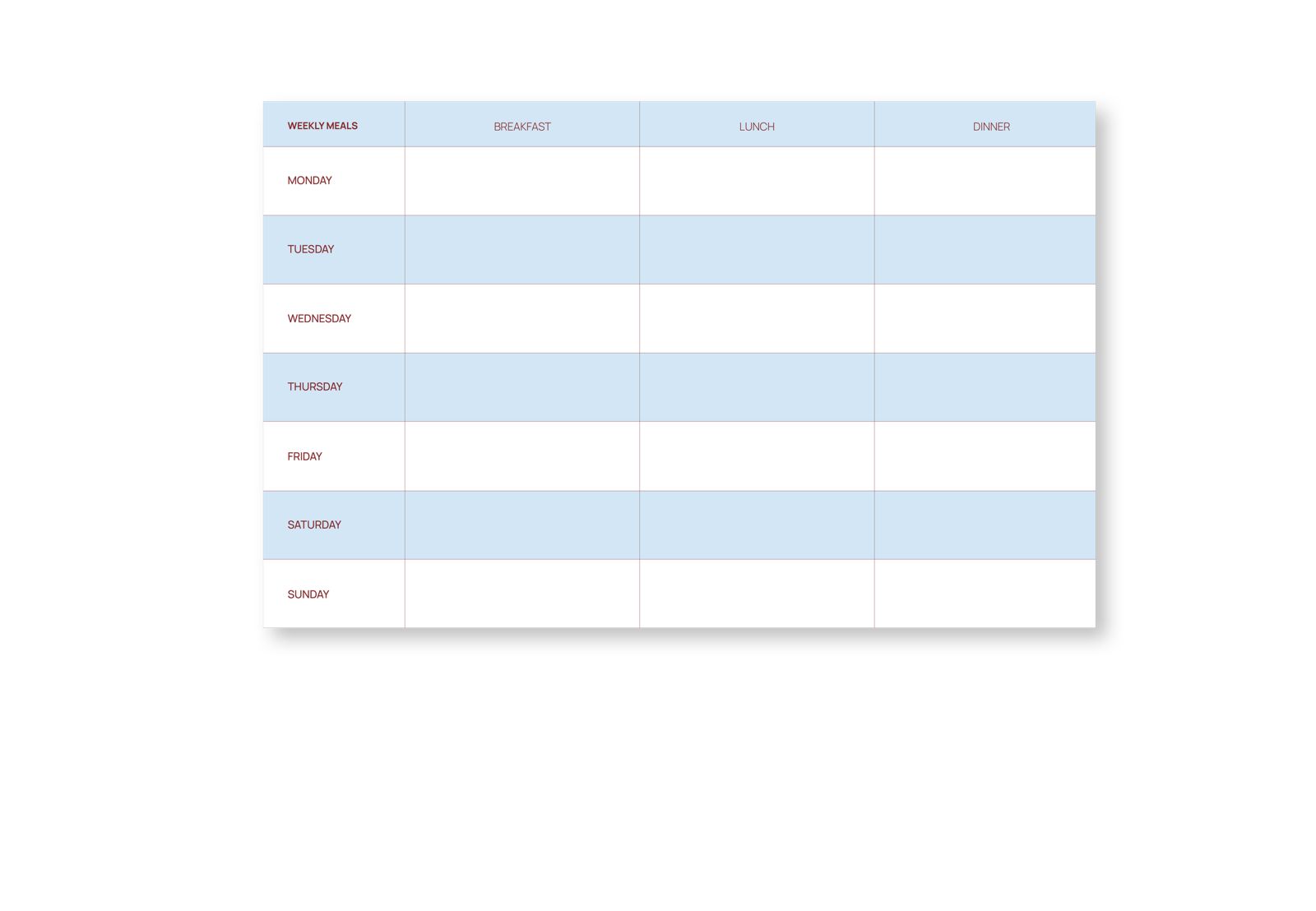 Meal Planner