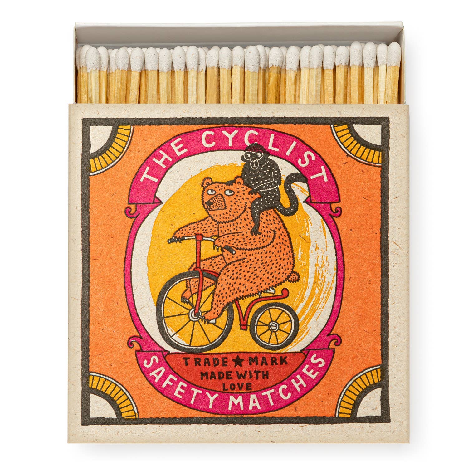 The Cyclist | Quadratische Sicherheitsstreichhölzer