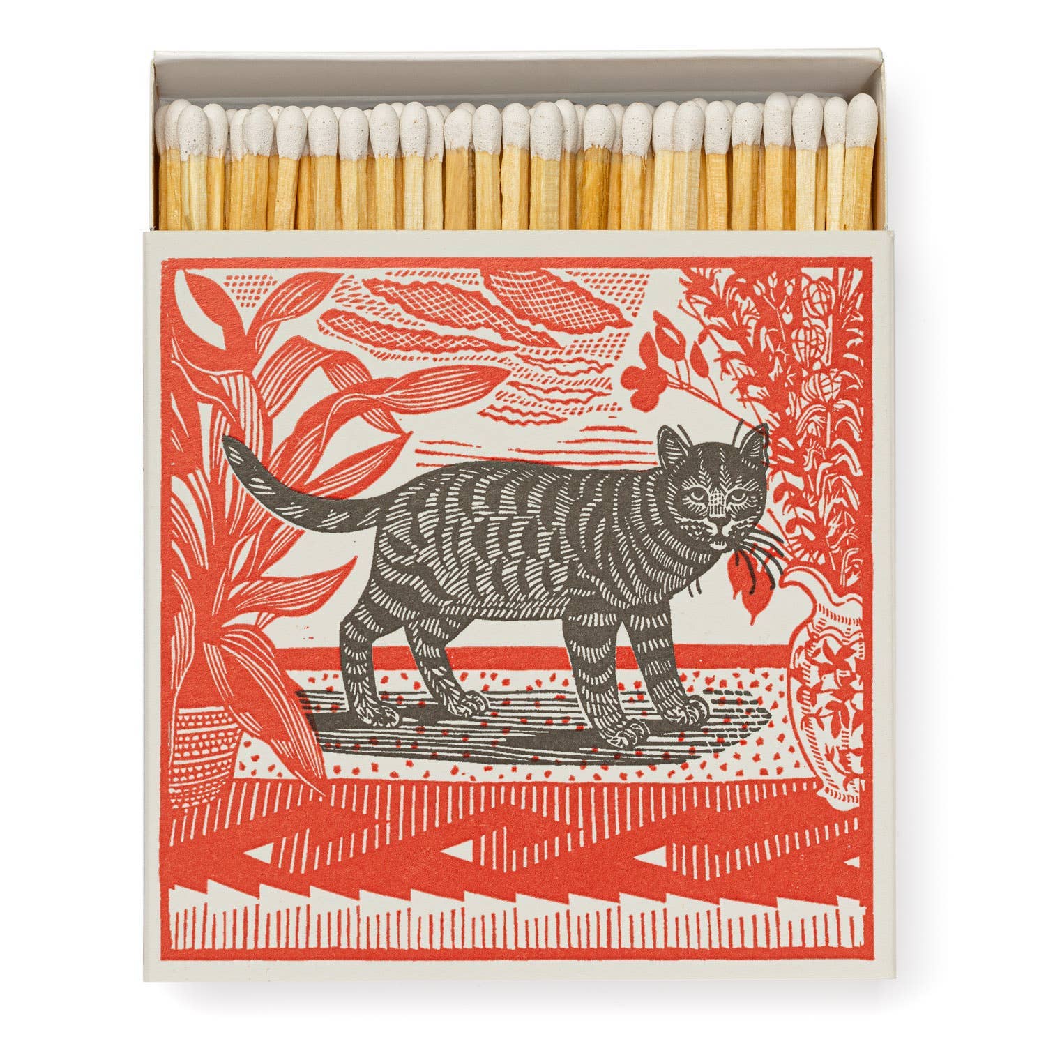 Sasha The Cat | Quadratische Sicherheitsstreichhölzer