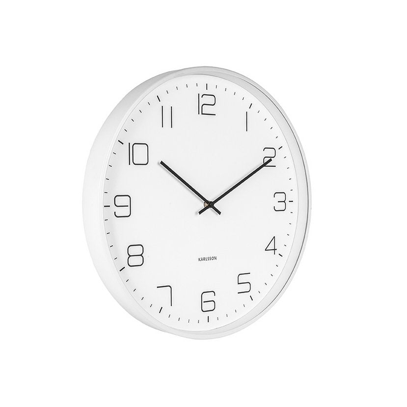 Wanduhr Lofty - Weiß