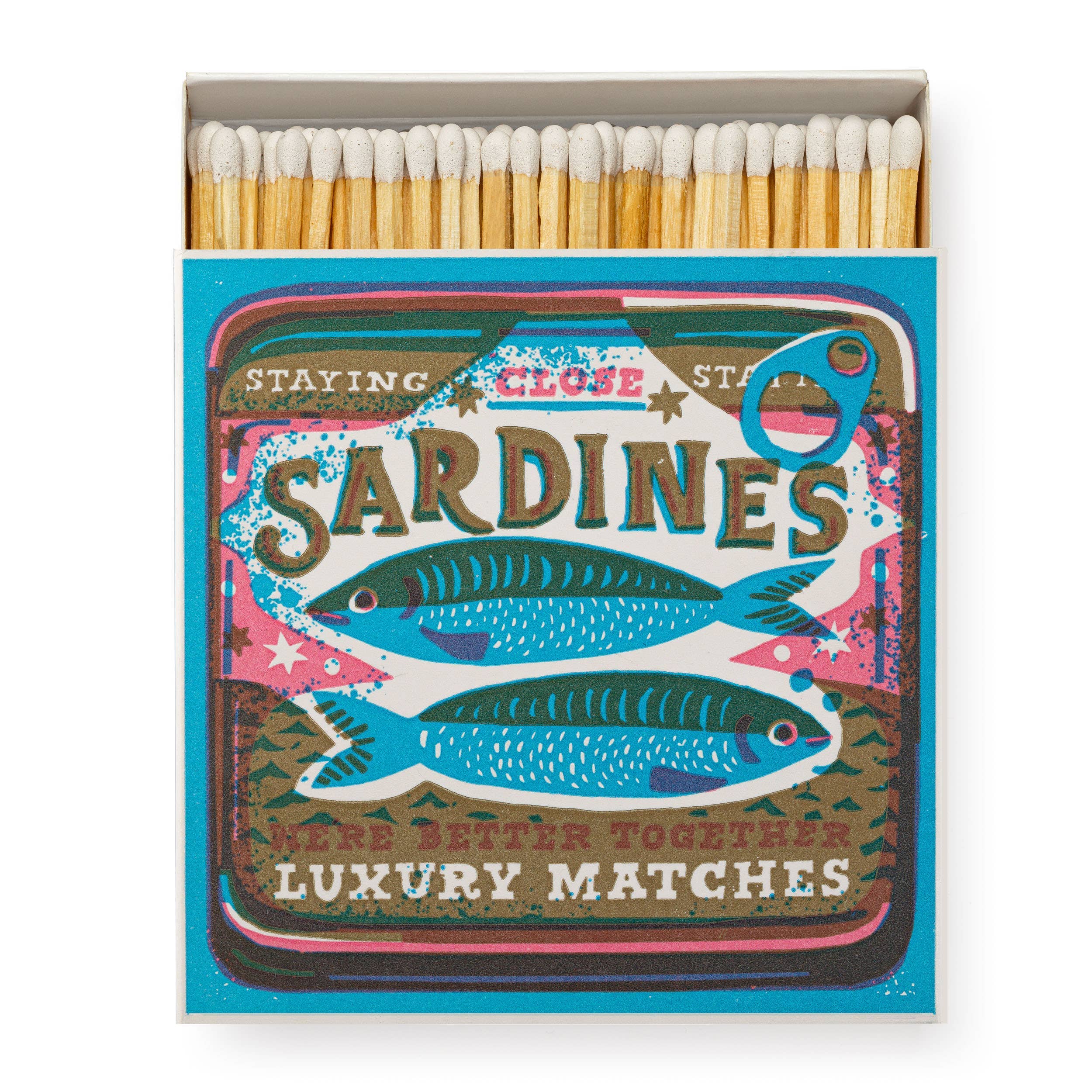 Sardines | Quadratische Sicherheitsstreichhölzer