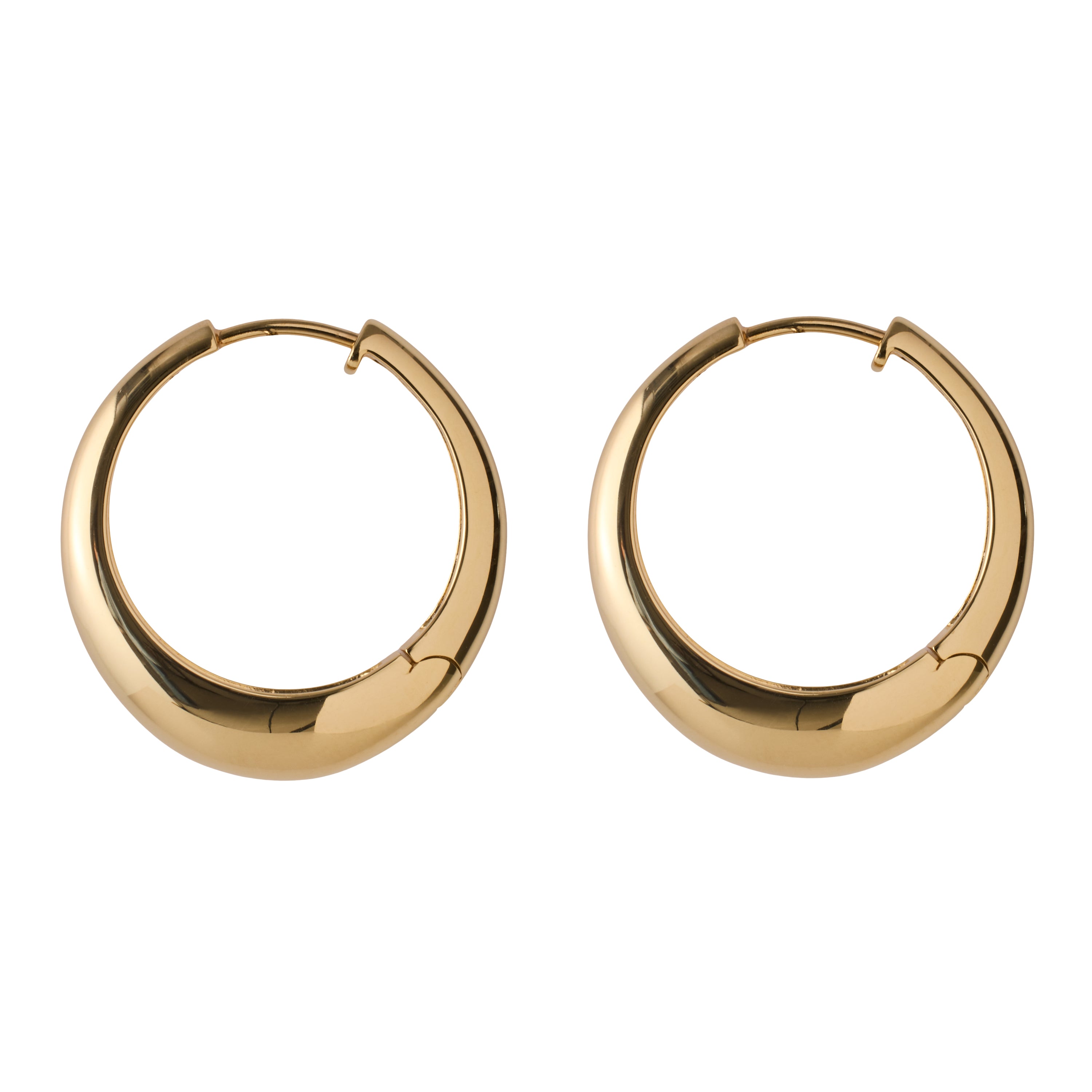 Ohrringe Large Globe Huggies - gold