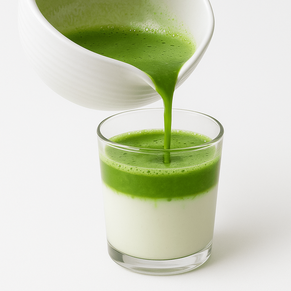 Matcha Schale KATAKUCHI mit Ausgießer - weiß