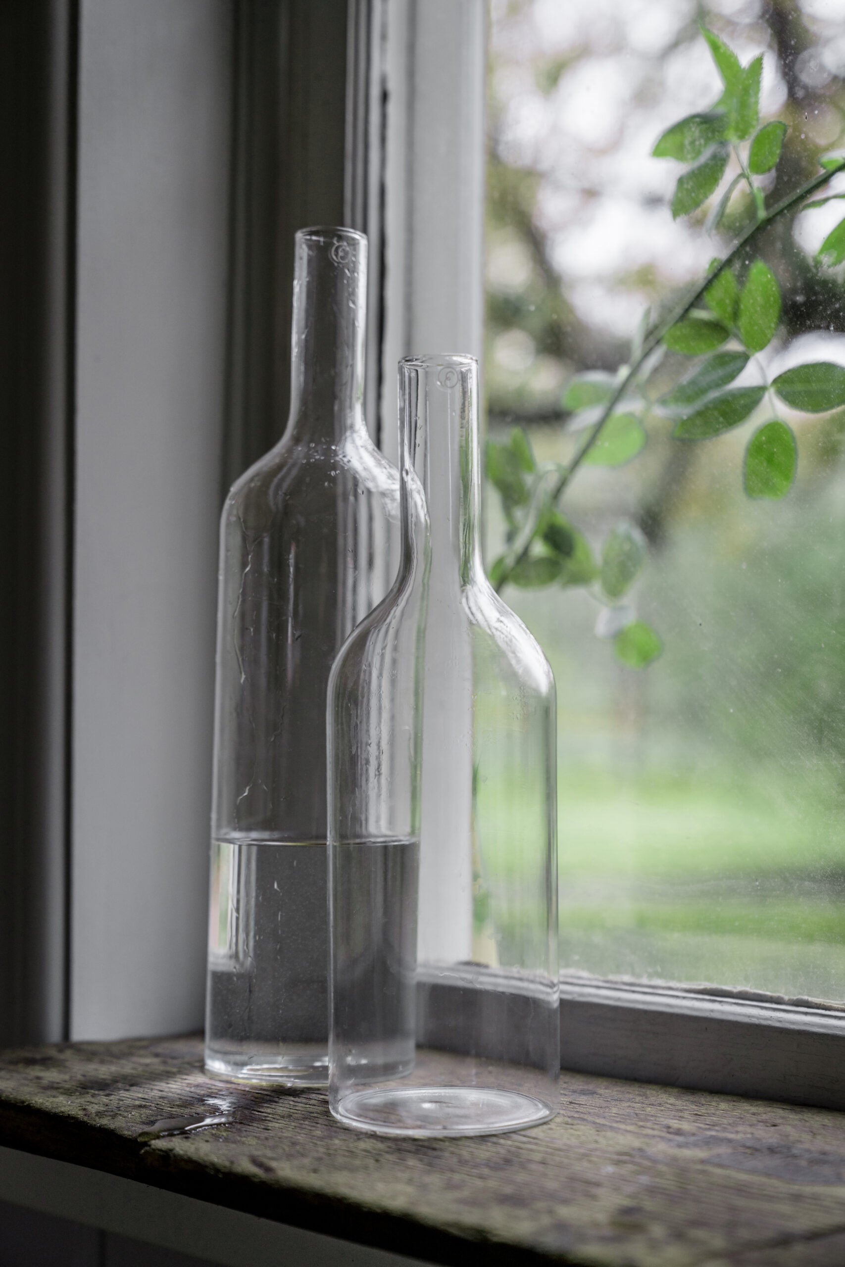 Glasflasche mit Deckel