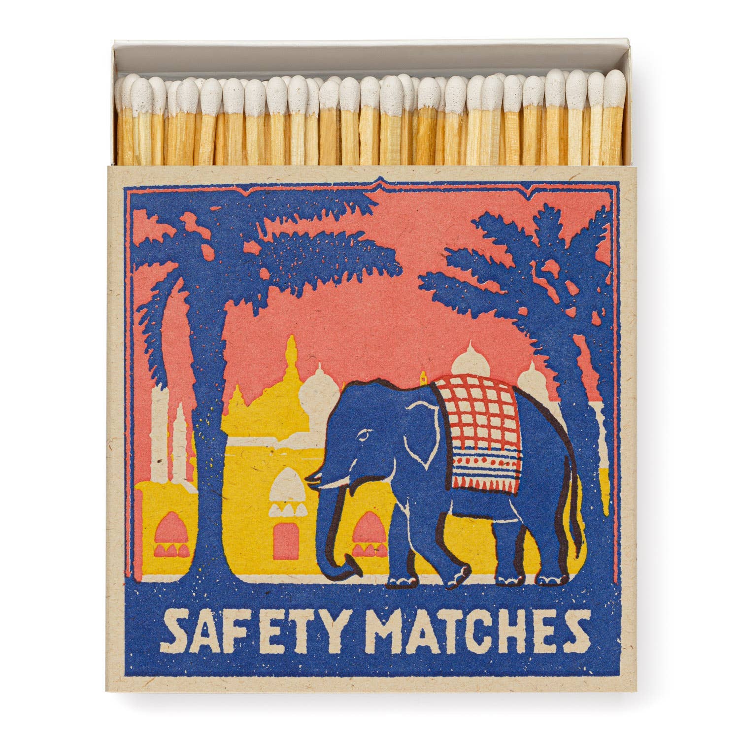 Pink Elephant | Quadratische Sicherheitsstreichhölzer