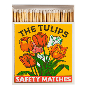 The Tulips | Quadratische Sicherheitsstreichhölzer