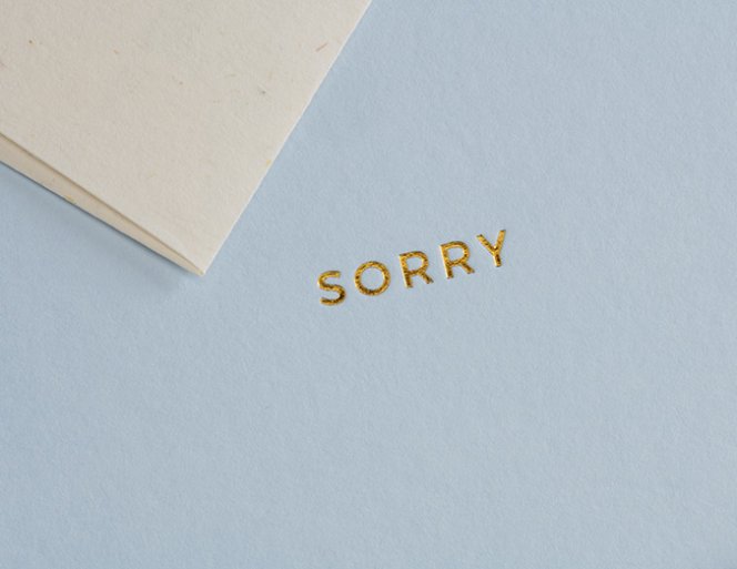 Karte Little Color Notes - Sorry