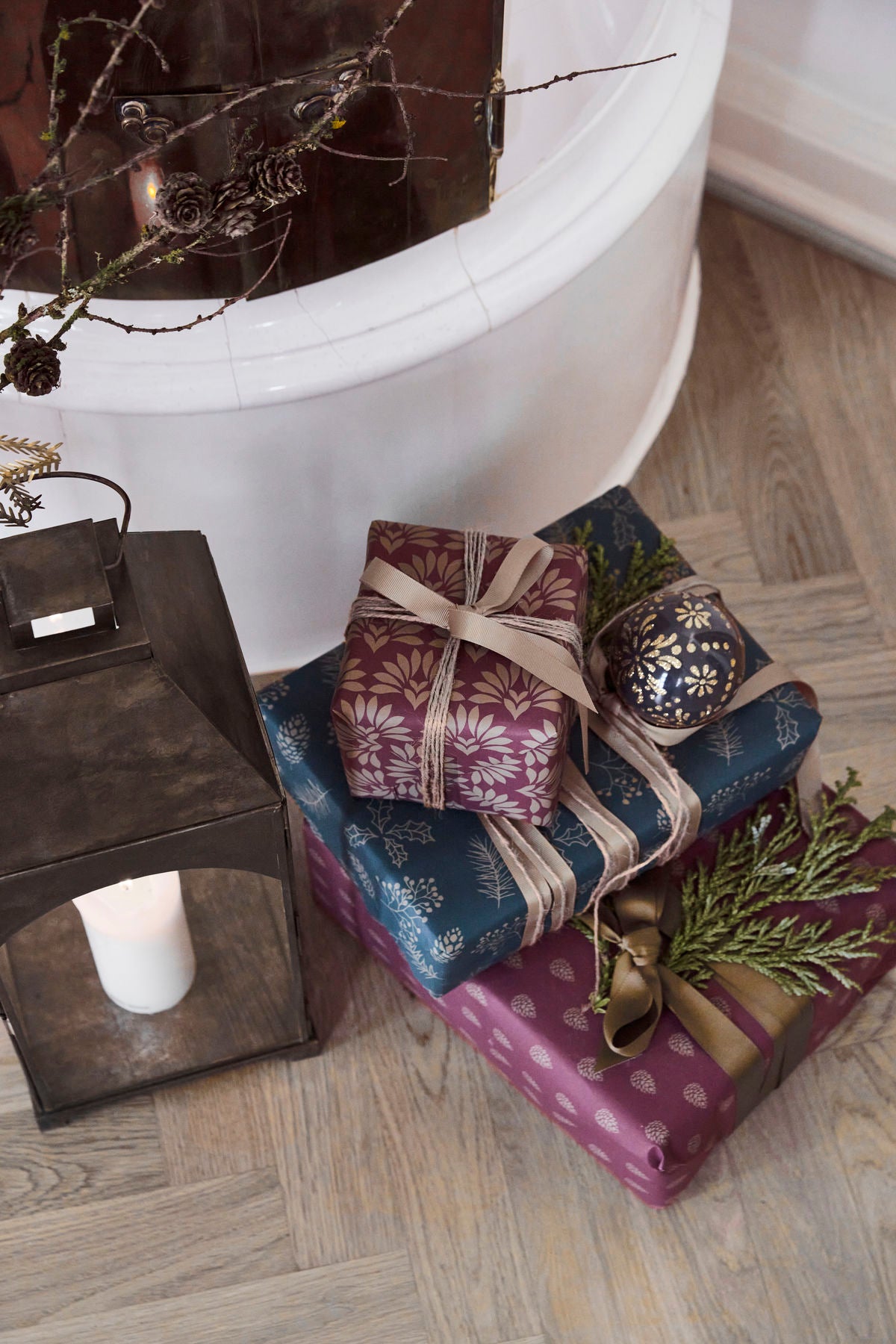 Geschenkpapier Raft Set mit 2 Rollen