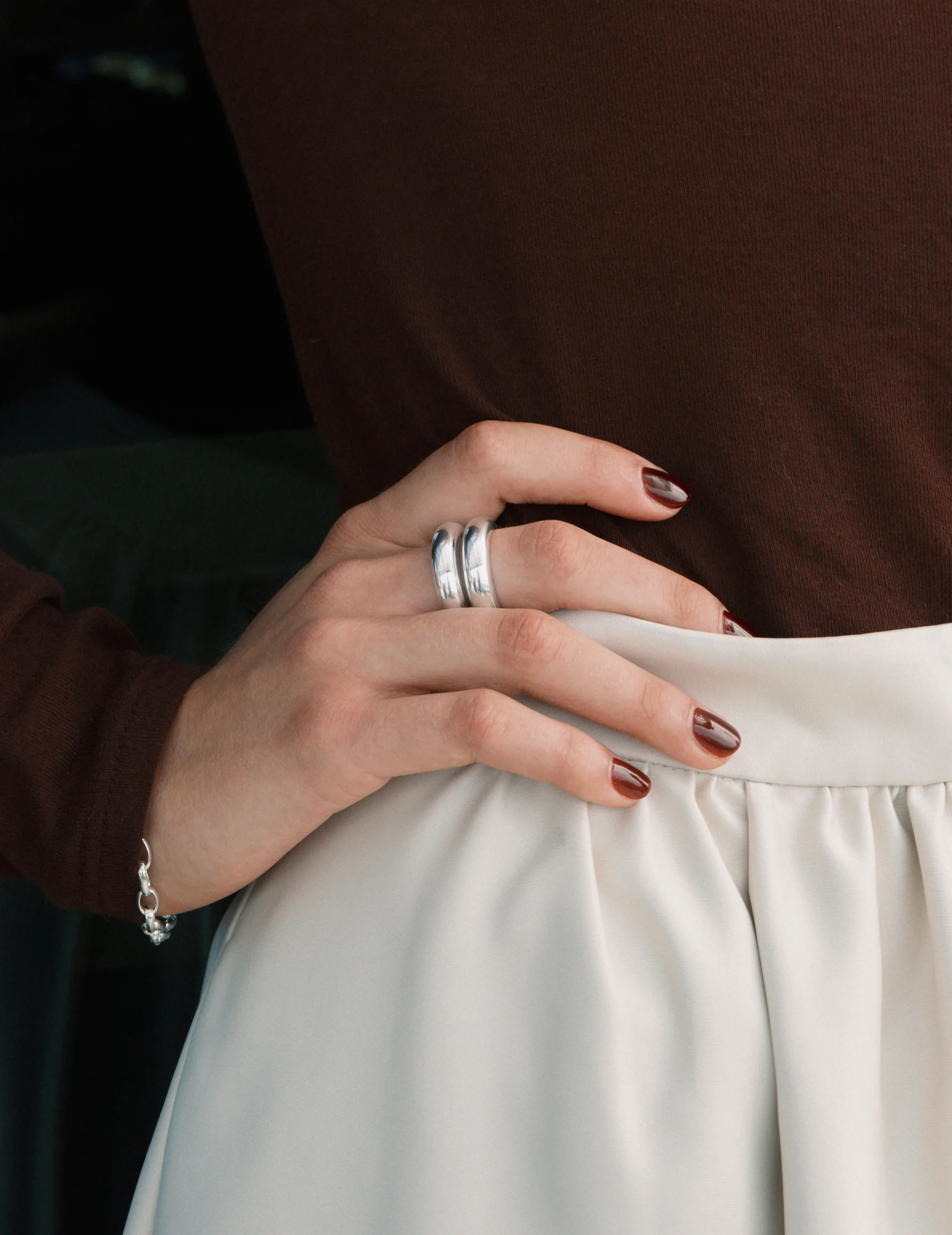 Ring Bolded - silber