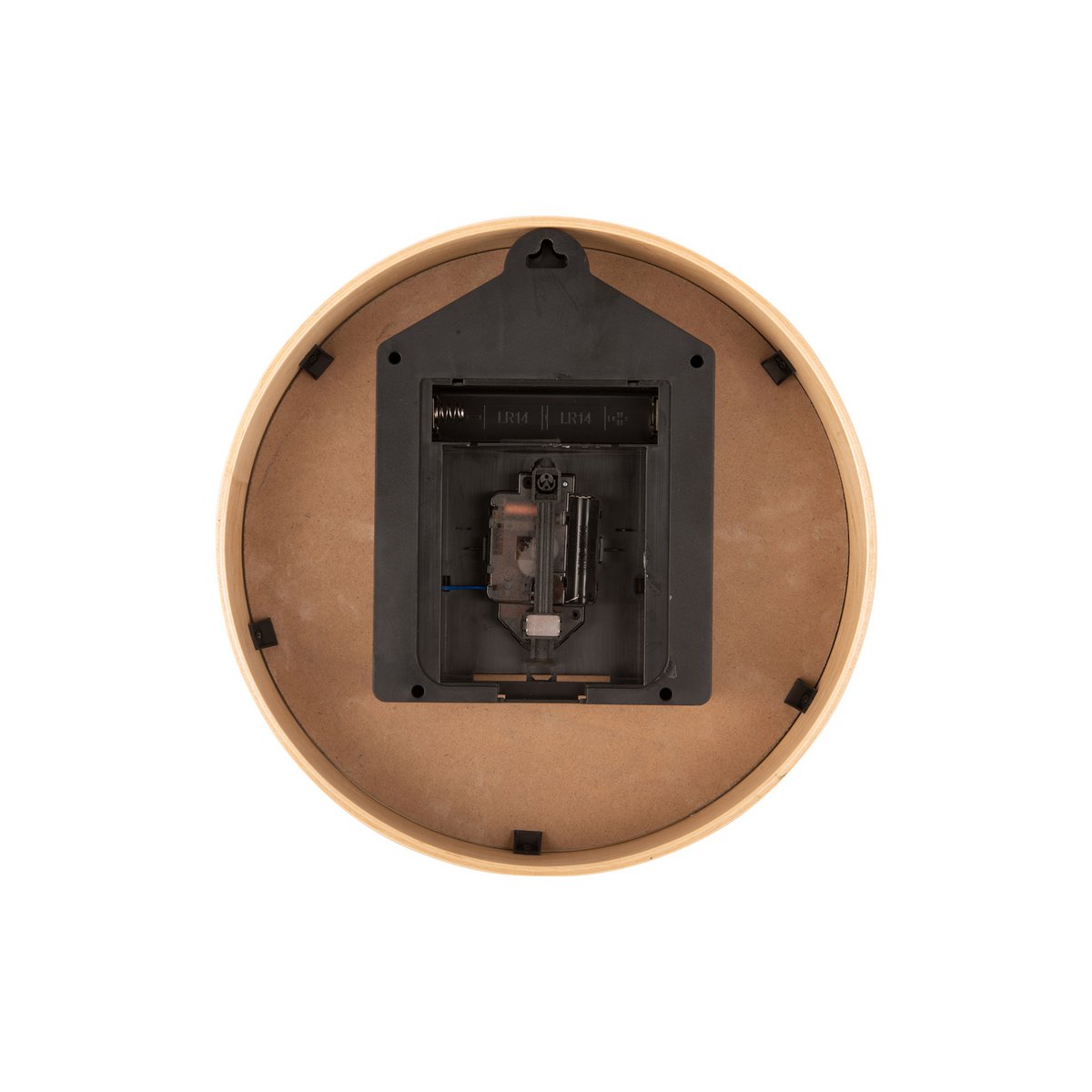 Rückseite der Karlsson Natur-Kuckucksuhr mit Aufhängung