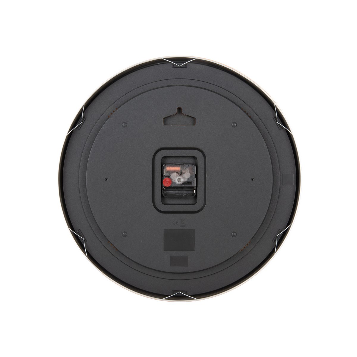 Rückseite der Karlsson Wanduhr Stolz mit Aufhängung