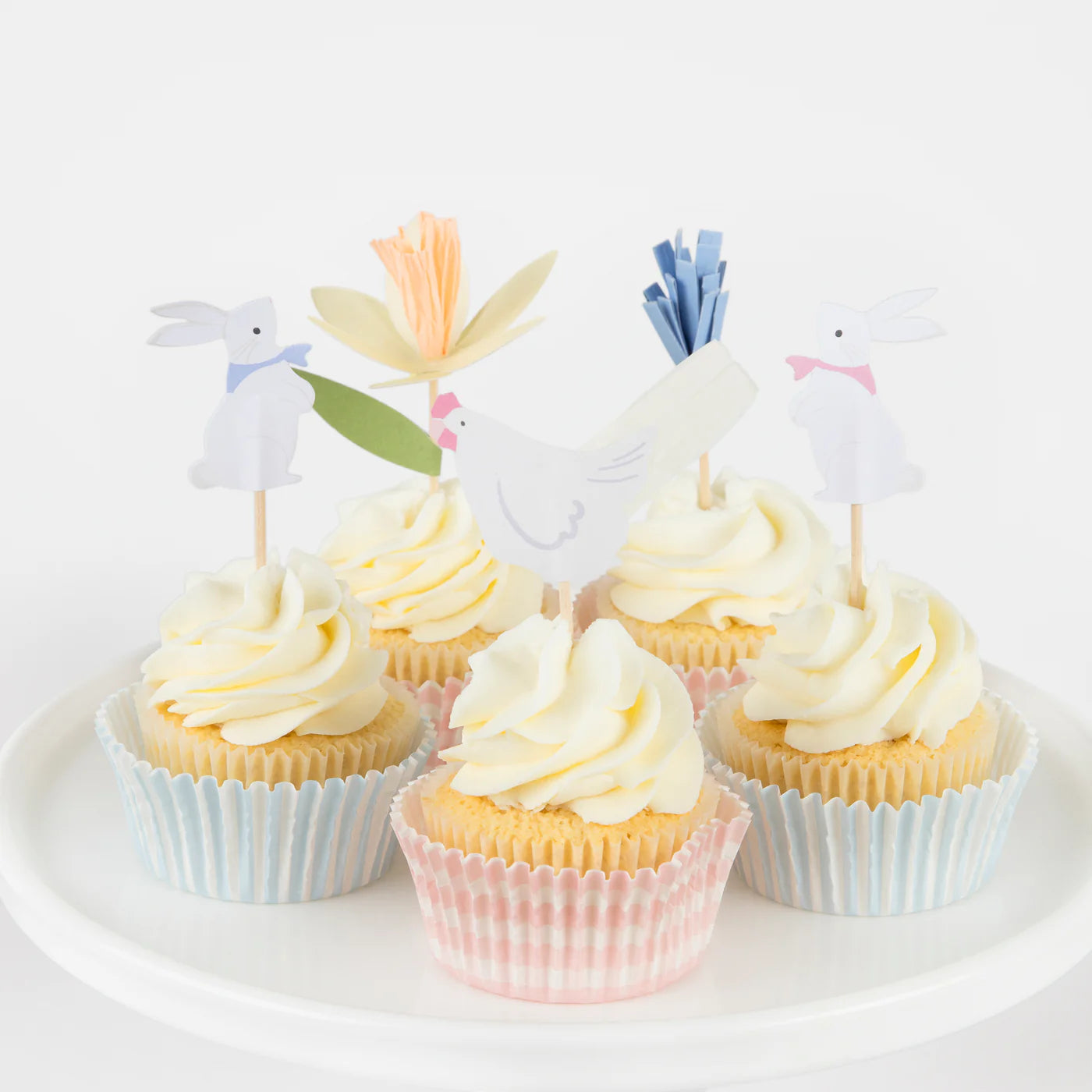 Oster Cupcake Set - Easter Cottage mit Toppern & Förmchen