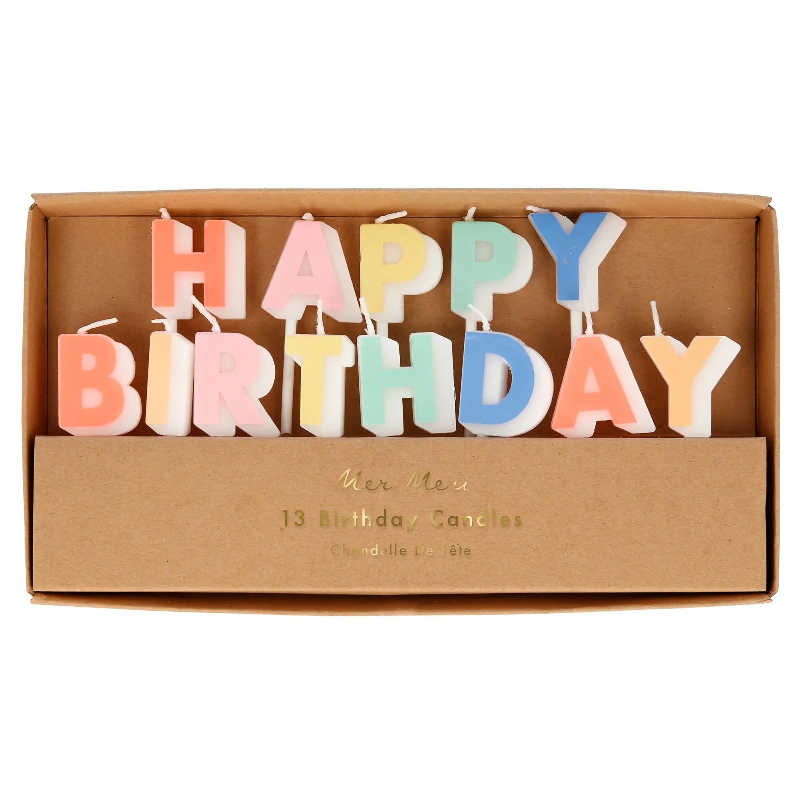 Kerzen Happy Birthday