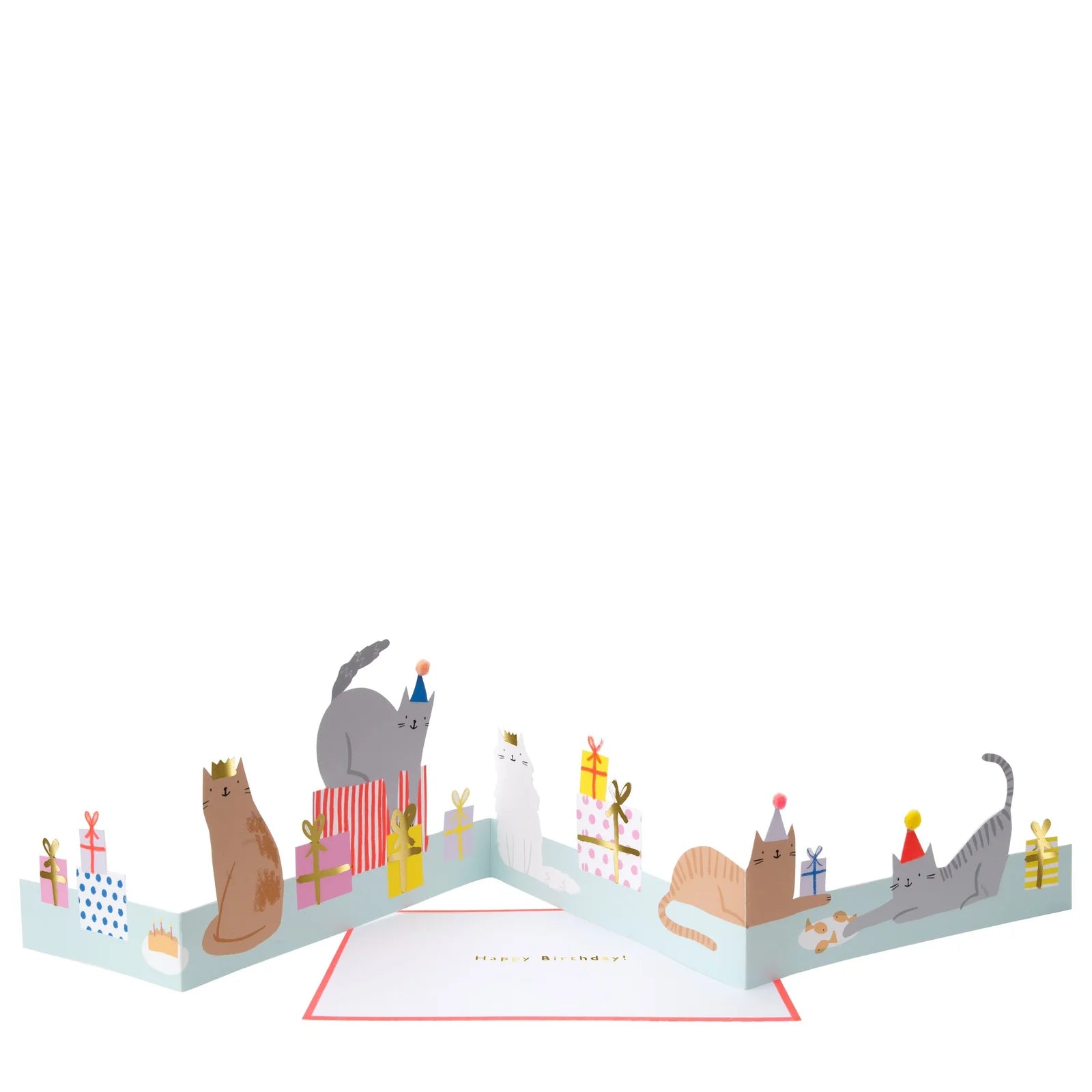 Geburtstagskarte - Cat Party