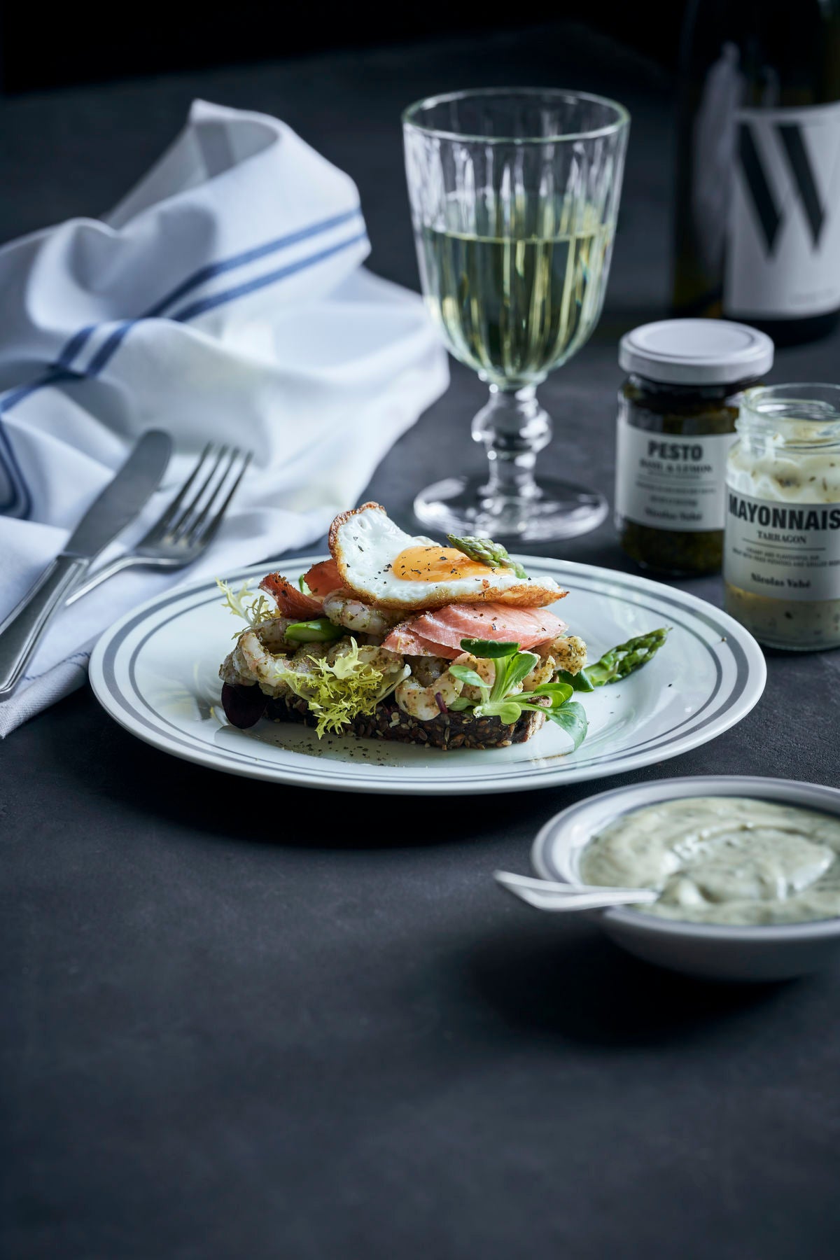 Teller Bistro - grau 4er Set ⌀ 27 cm Dinner Plate