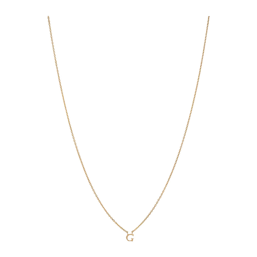 Kette von Pernille Corydon – Gold mit Buchstabe G aus recyceltem Silber