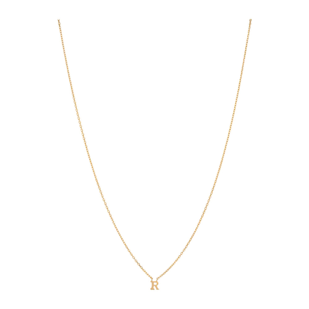 Buchstaben-Kette R von Pernille Corydon – skandinavischer Goldschmuck mit Bedeutung