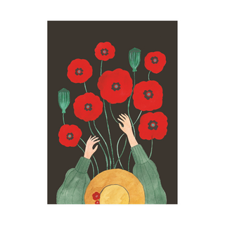 Postkarte - Poppies