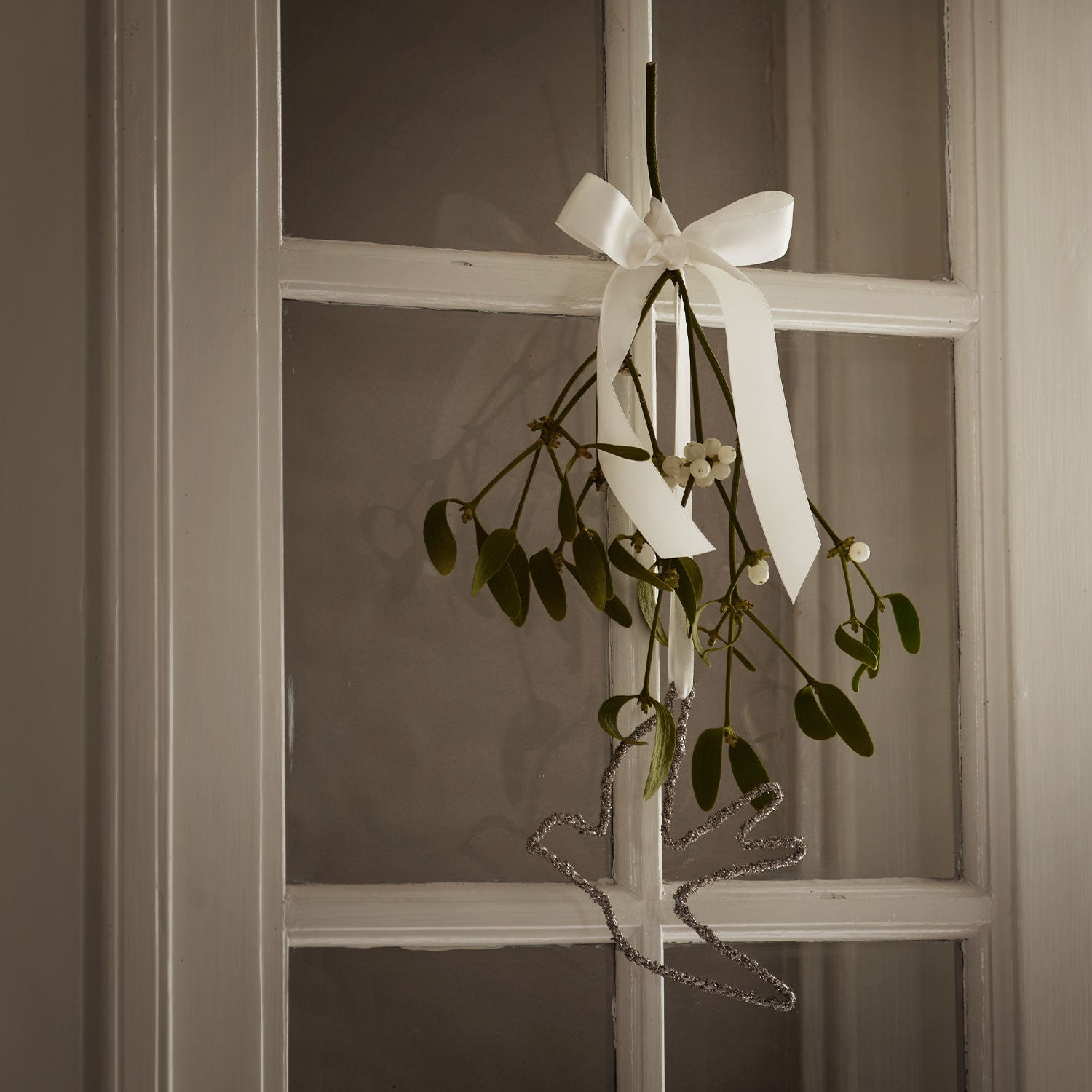 Geschenkband aus Satin Creme - 2,5 cm x 5 m