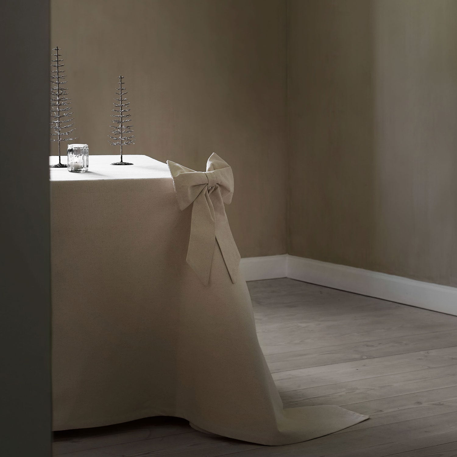 Weihnachts-Schleife / Christmas Bow L - Creme - 28 x18 cm