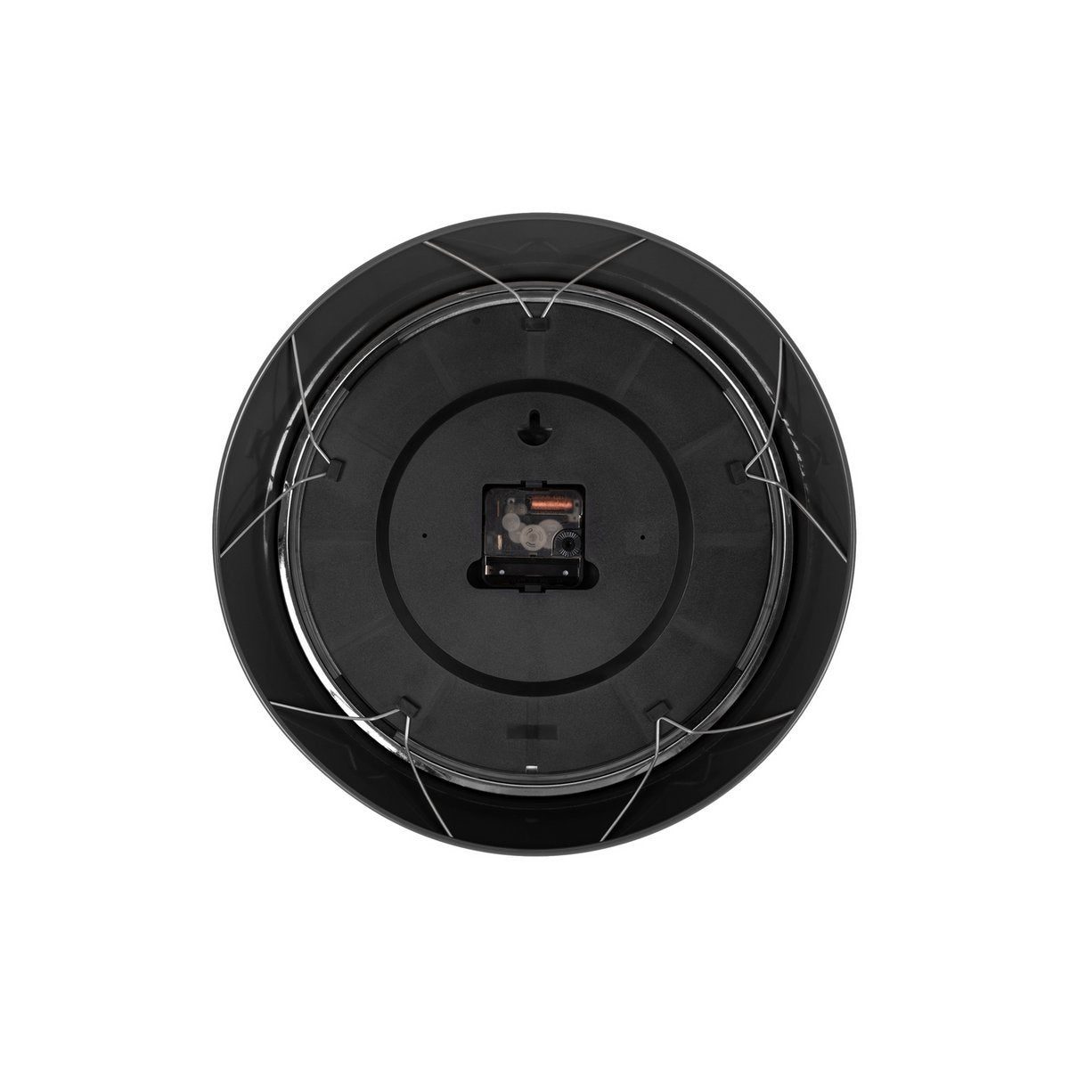 Rückseite der Karlsson Wanduhr Modern Retro mit Aufhängung