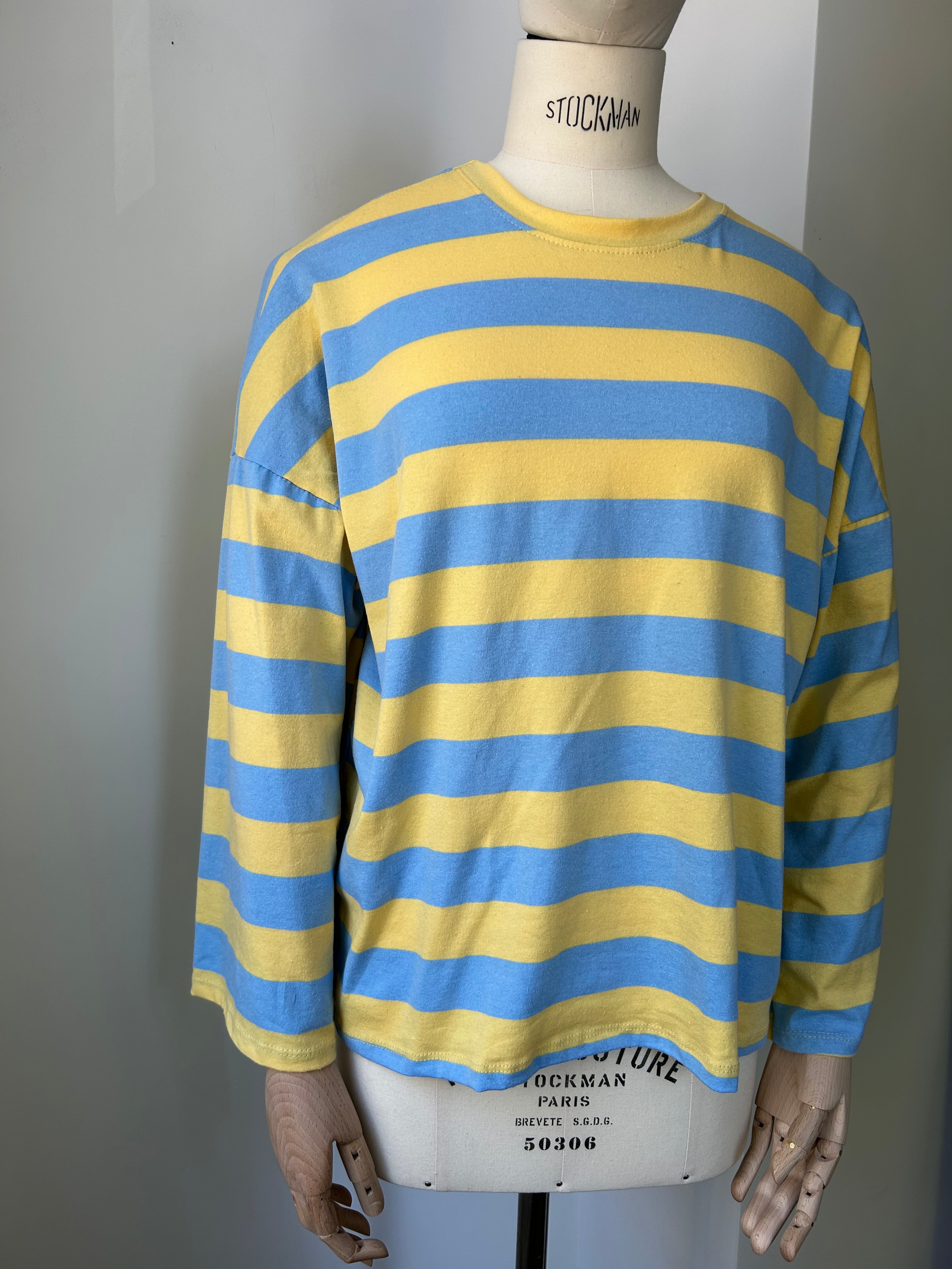 Langarm-Tshirt in Bonbonfarben
