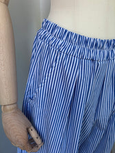 Gestreifte Hose mit Spitze