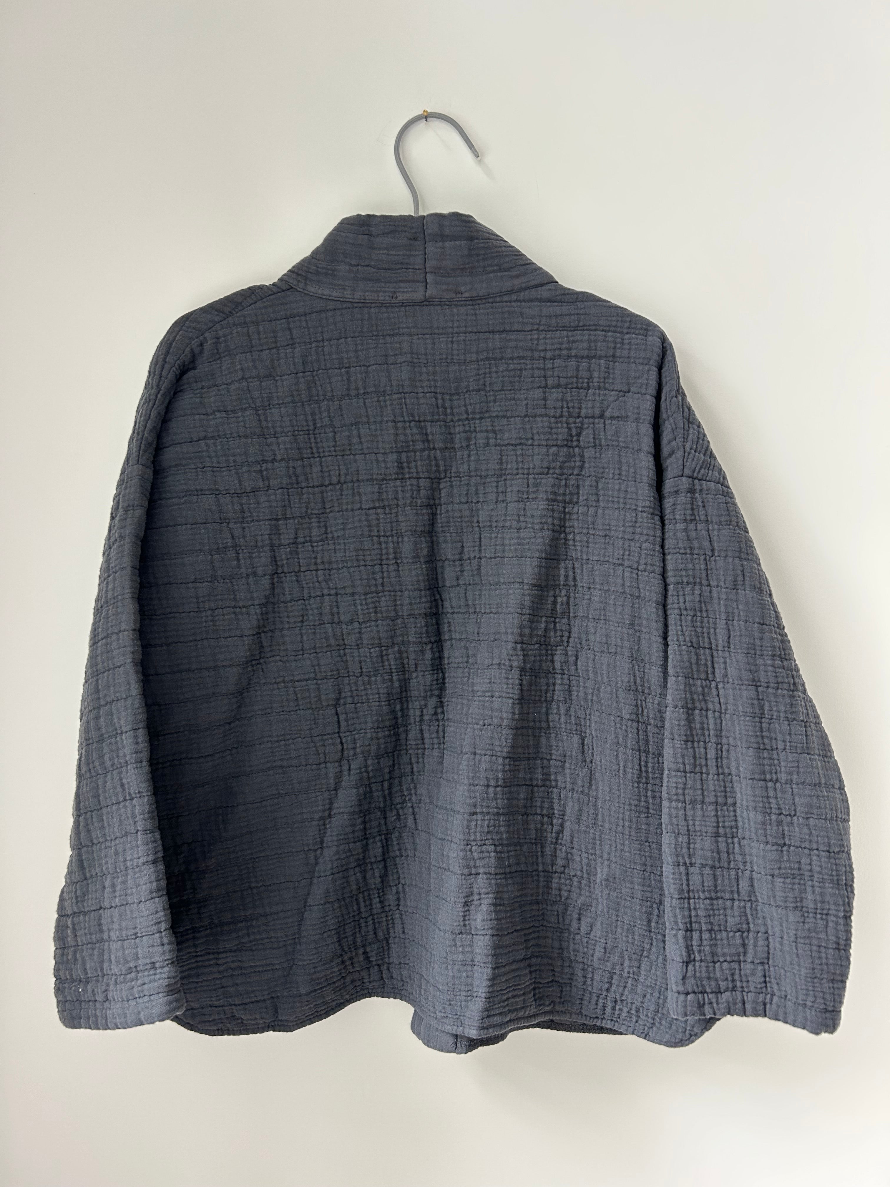Kimono-Jacke - dunkelgrau