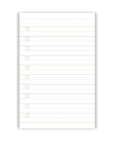 Notizblock Everyday Liste - Blau / Liniert
