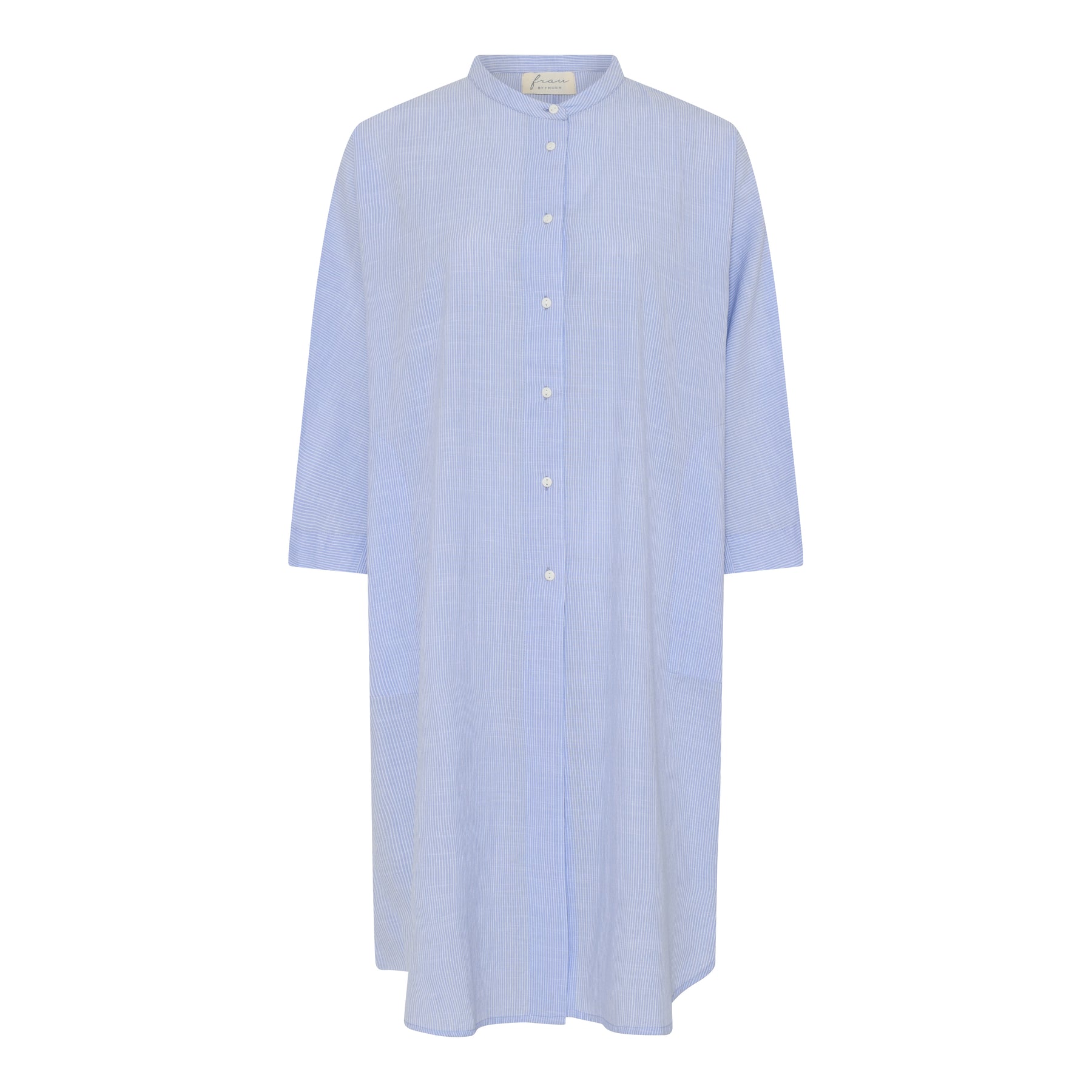 Blusenkleid Seoul - Baby Lavender Stripe / Lavendel Gestreift