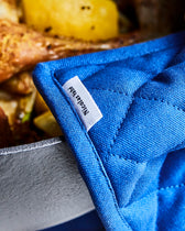 Topflappen Neat - blau 2er Set