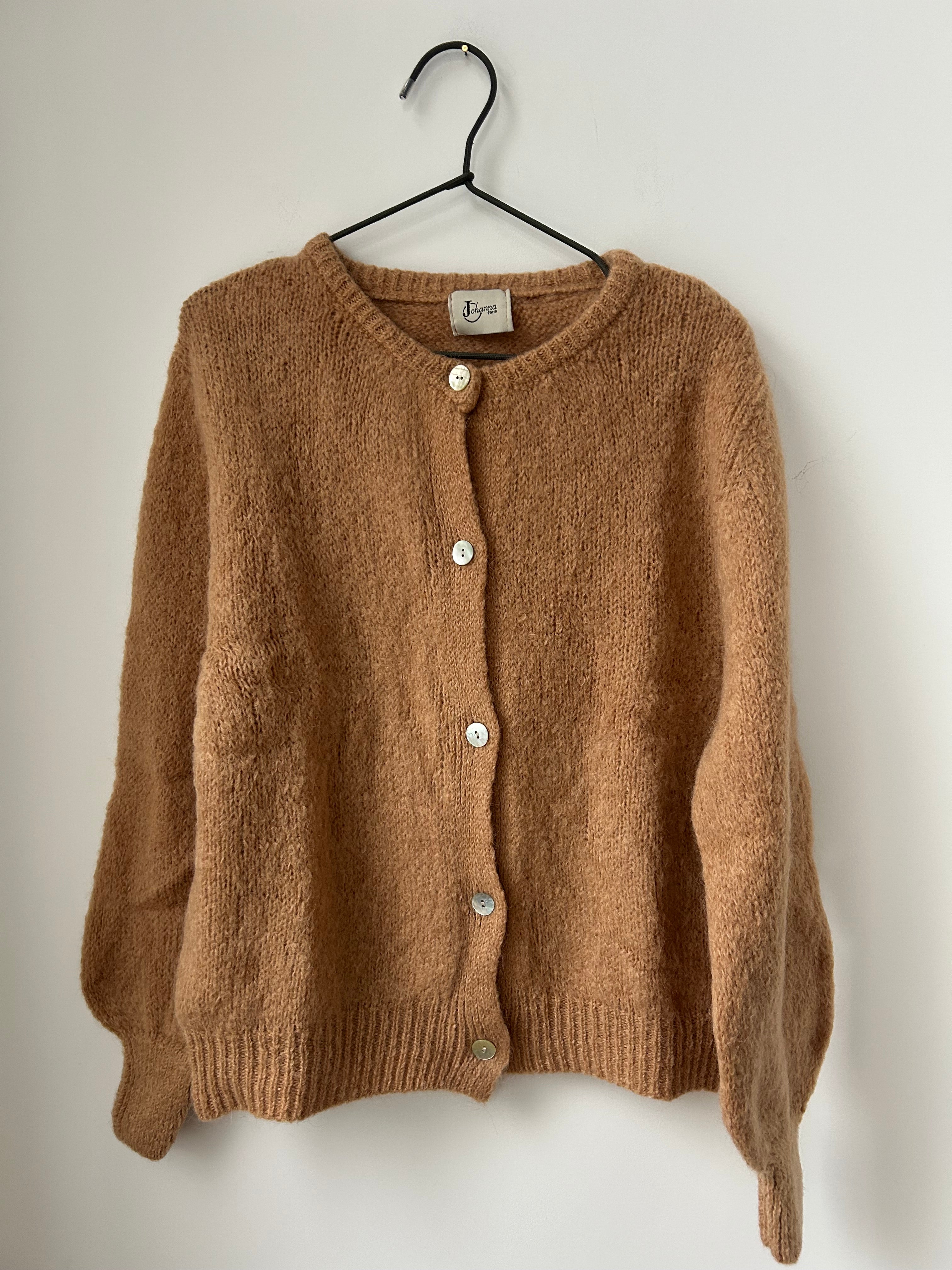 Strickjacke Cardigan - cappuccino