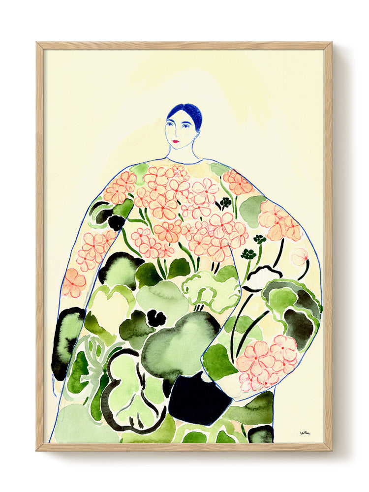 Druck - Geranium Coat