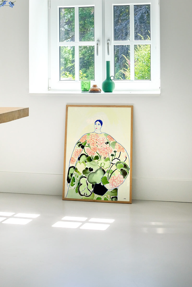 Druck - Geranium Coat