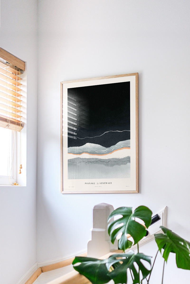 Druck - Paysage de Abstrait IV