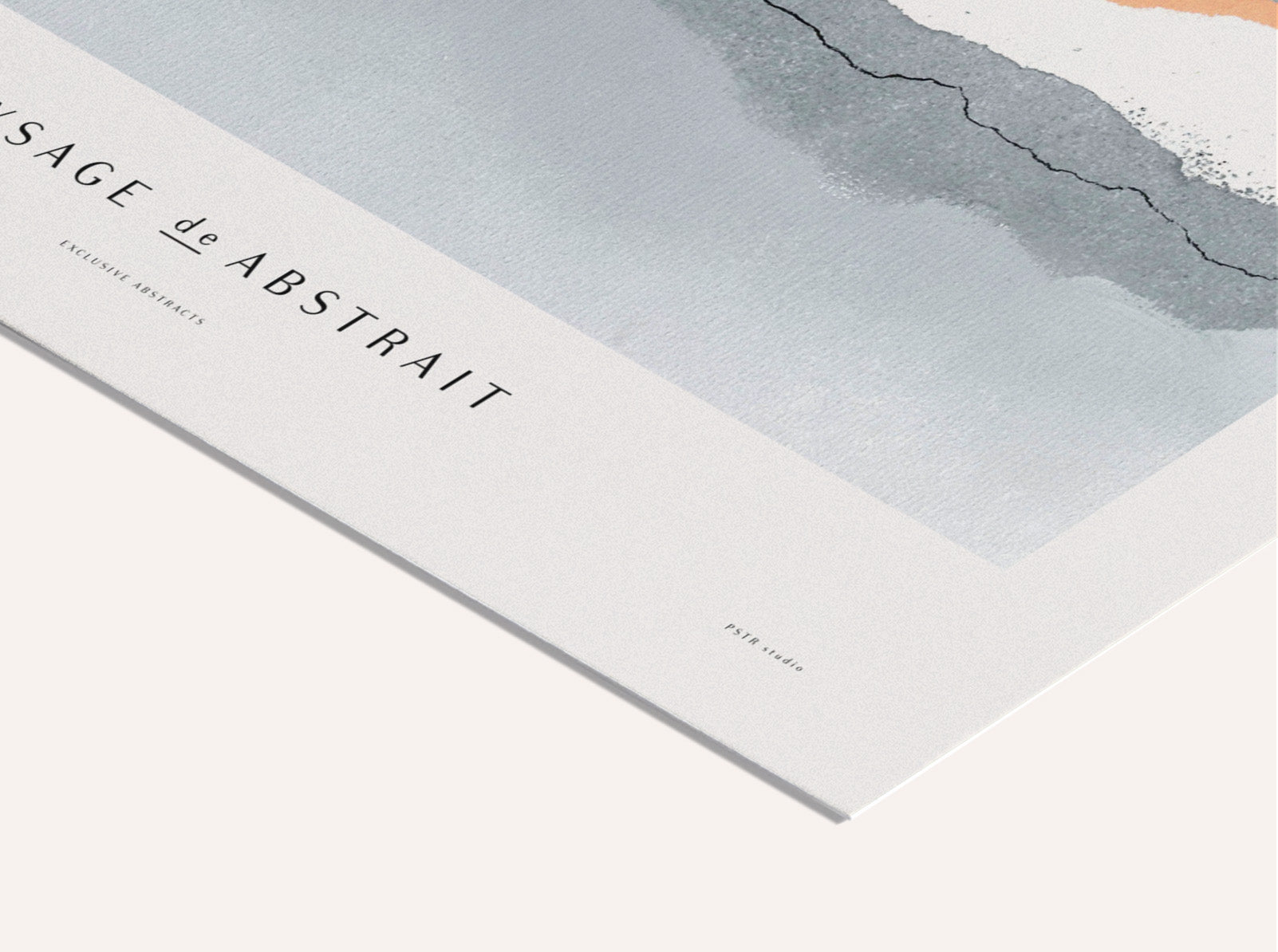 Druck - Paysage de Abstrait IV