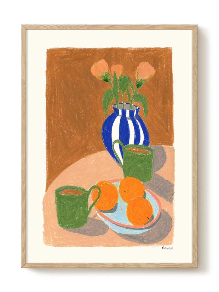 Druck - Coffee and Oranges