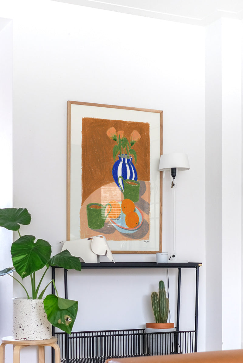 Druck - Coffee and Oranges