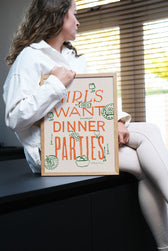 Druck - Girls Want Dinner Parties