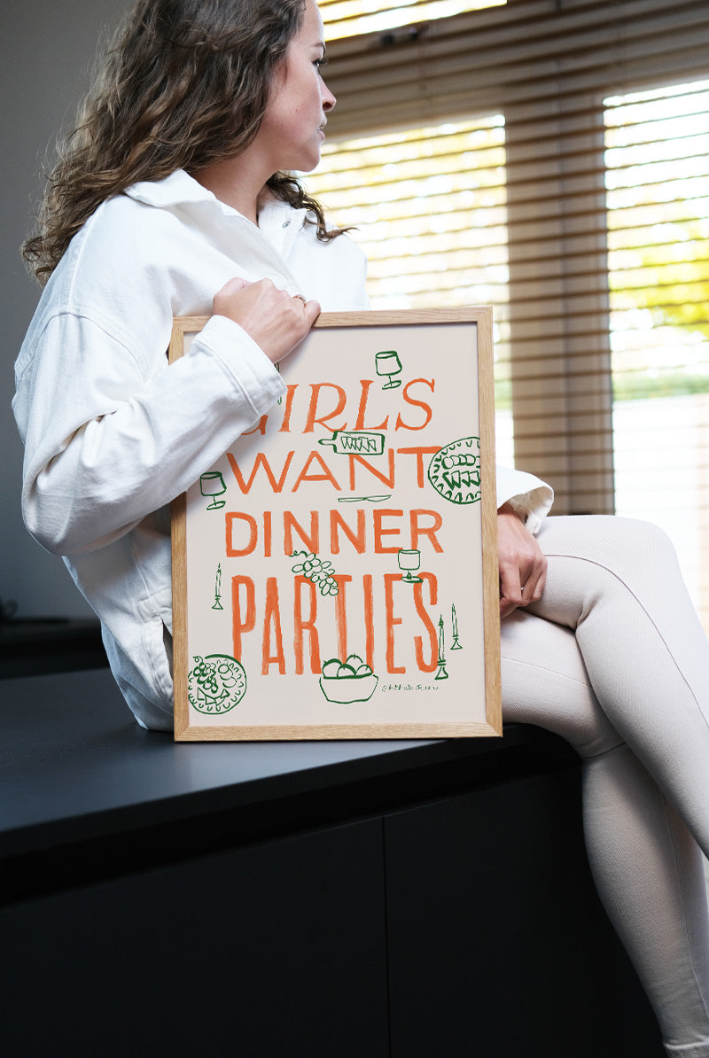 Druck - Girls Want Dinner Parties