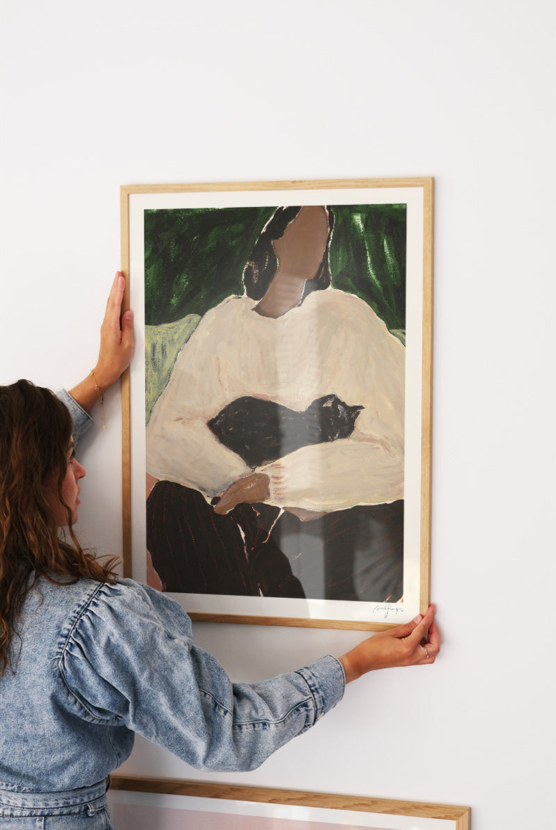 Druck - The Sleeping Cat