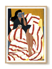 Druck - Hot coffee and book