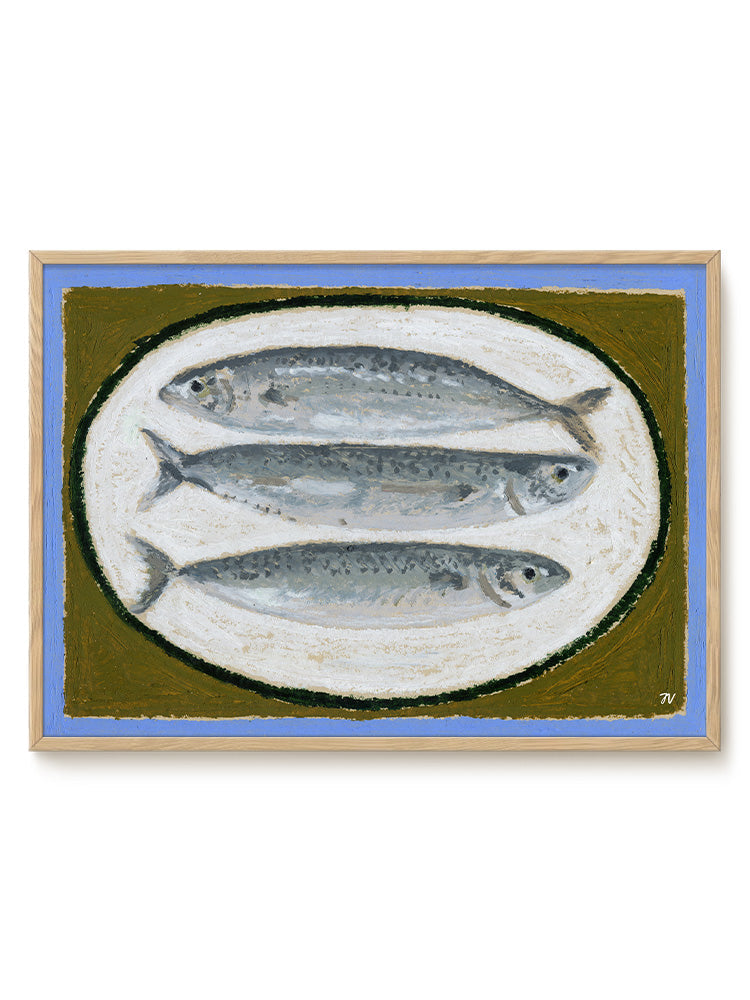 Druck - Fish on a Plate