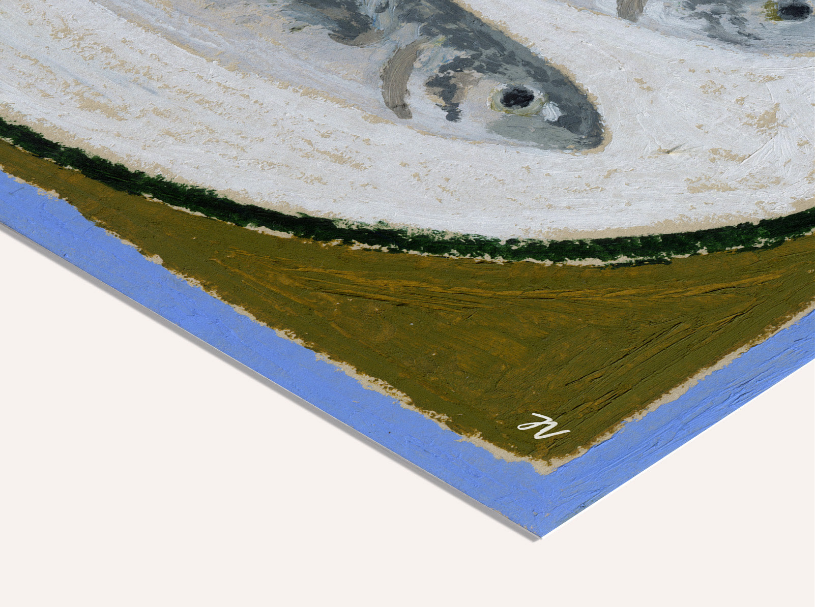 Druck - Fish on a Plate